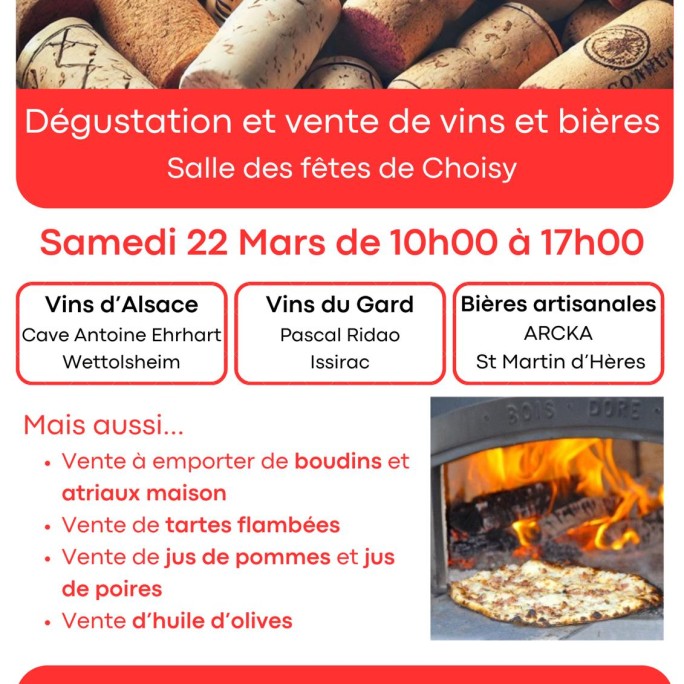 Dégustation de vins à CHOISY (74)